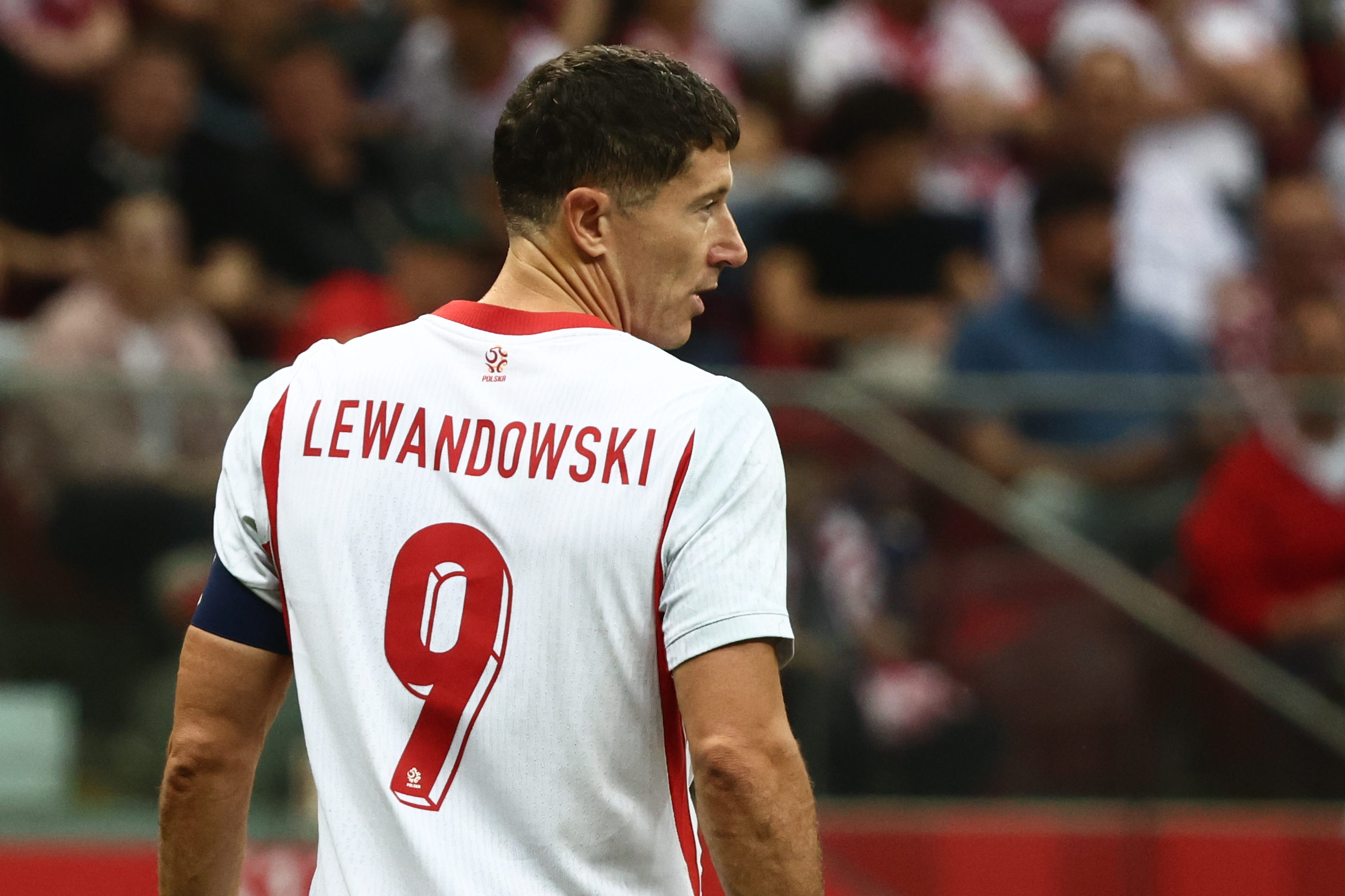 Robert Lewandowski during the Poland – Nigeria friendly football match at National Stadium in Warsaw, Poland on June 3, 2026. (Photo by Jakub Porzycki/NurPhoto via Getty Images)
