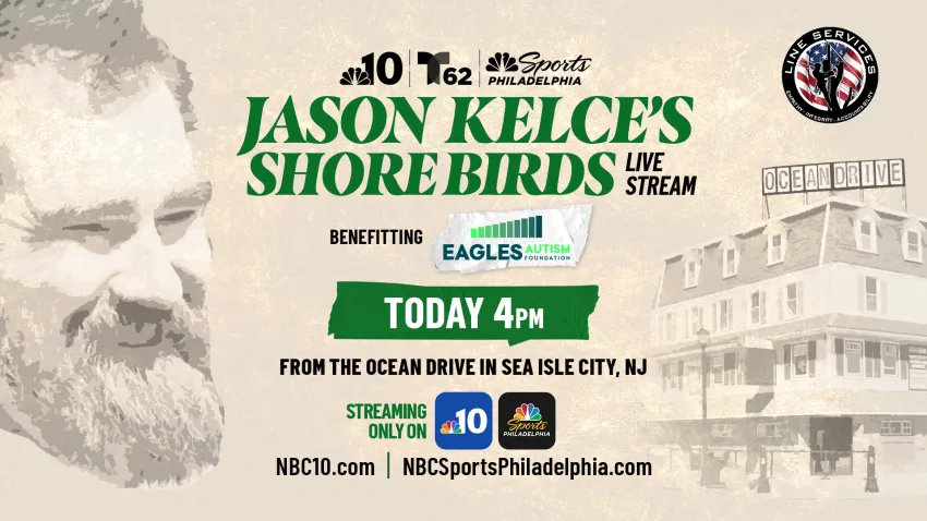 Jason Kelce Shore Birds today at 4pm