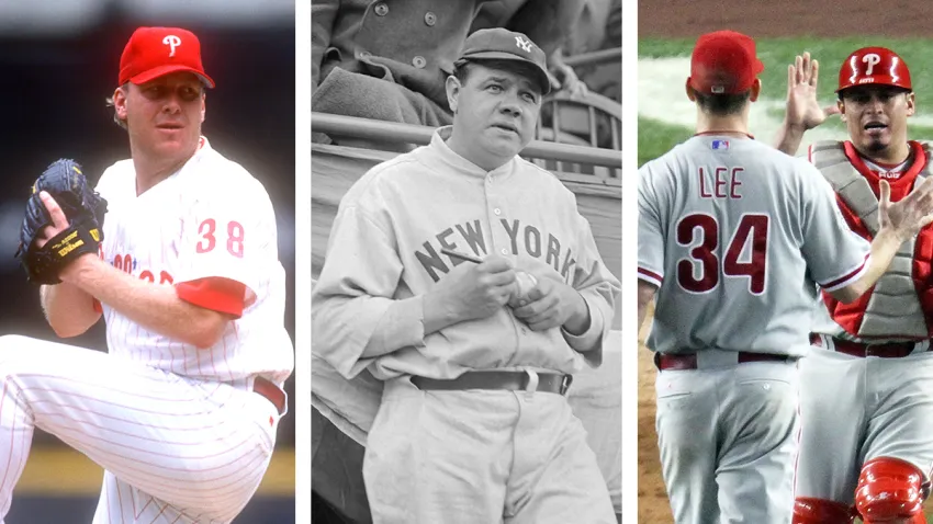 Curt Schilling, Babe Ruth, Cliff Lee, Carlos Ruiz