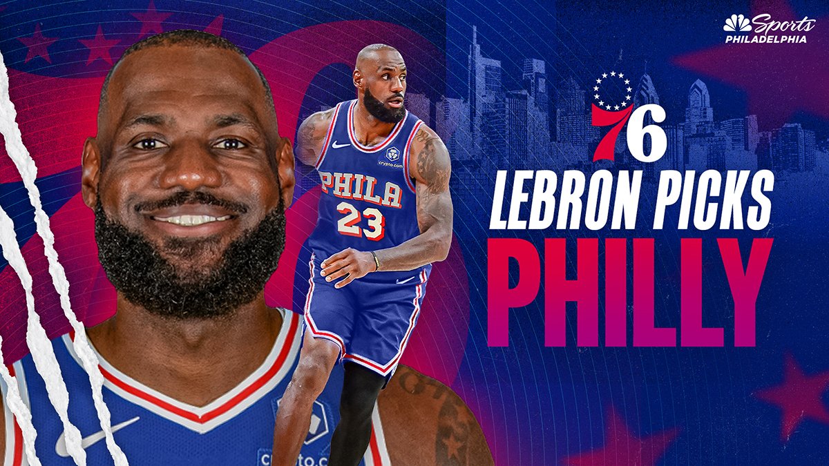 LeBron James chooses Sixers, coming to Philadelphia on 2-year deal