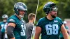 The best news of Eagles camp: A healthy Landon Dickerson and Cam Jurgens