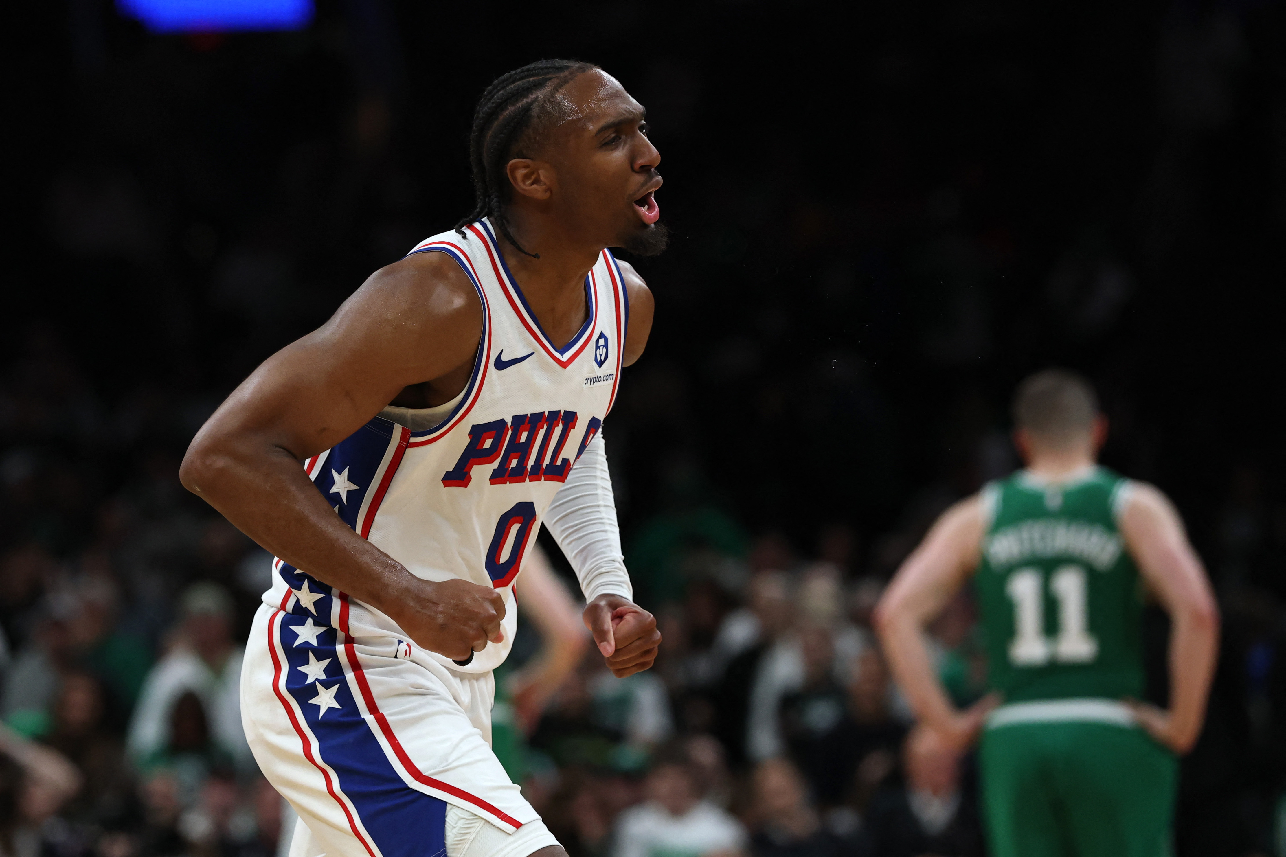 How will Tyrese Maxey adjust to an off-ball role in the Sixers' offense?