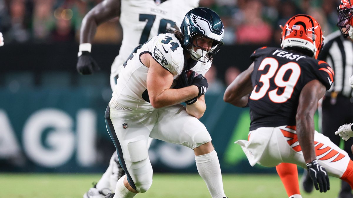Photo: Nbcsportsphiladelphia Actor: Eagles Action: Stock Object: Up Amid Loss to Bengals