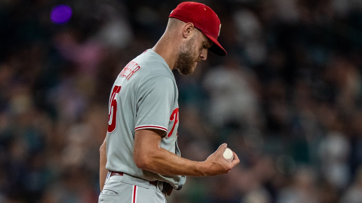 Zack Wheeler struggles as Phillies' nine-game win streak ends in Seattle