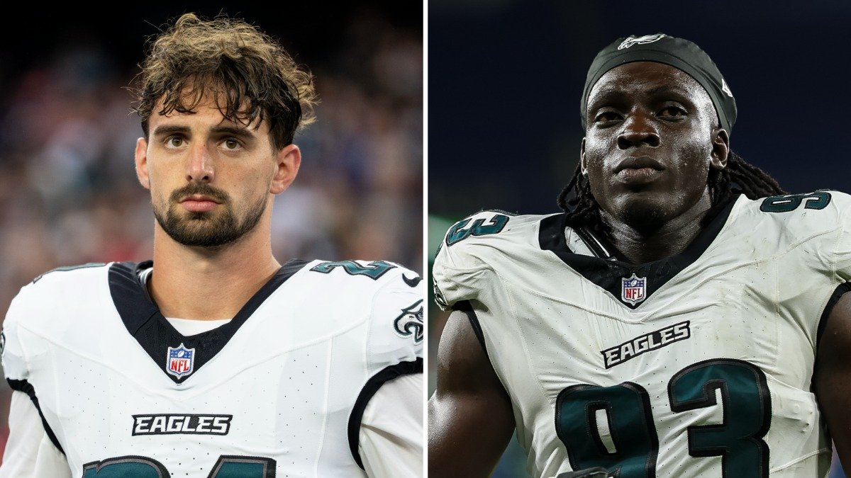 Eagles finalize 53-man roster, cut three seventh-round draft picks