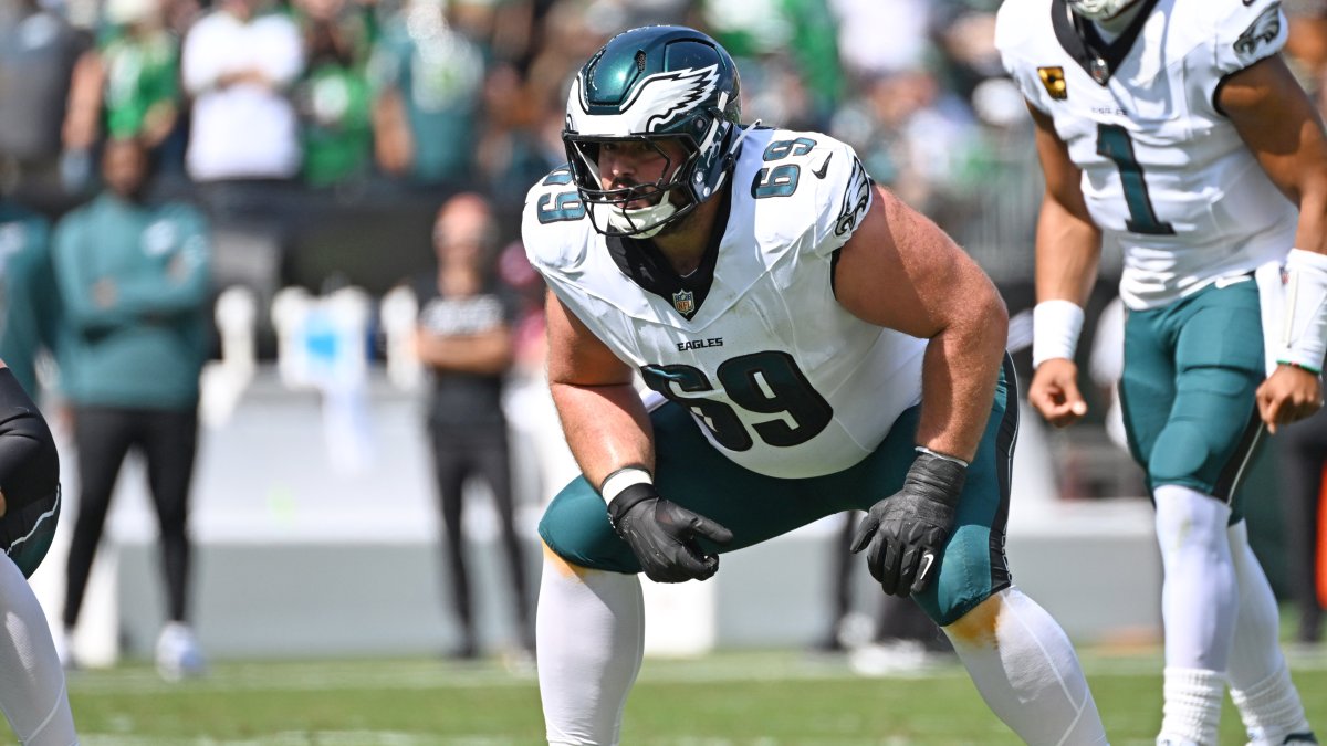 Photo: NBC Sports Philadelphia Philadelphia Eagles Guard Landon Dickerson Headed to Injured Reserve