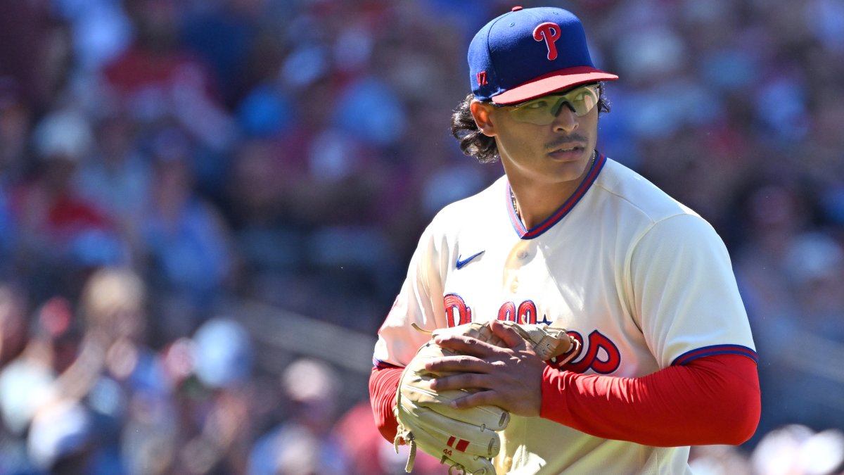 Photo: NBC Sports Philadelphia Phillies Pitcher Jesús Luzardo Hits 15-Day IL With Shoulder Inflammation