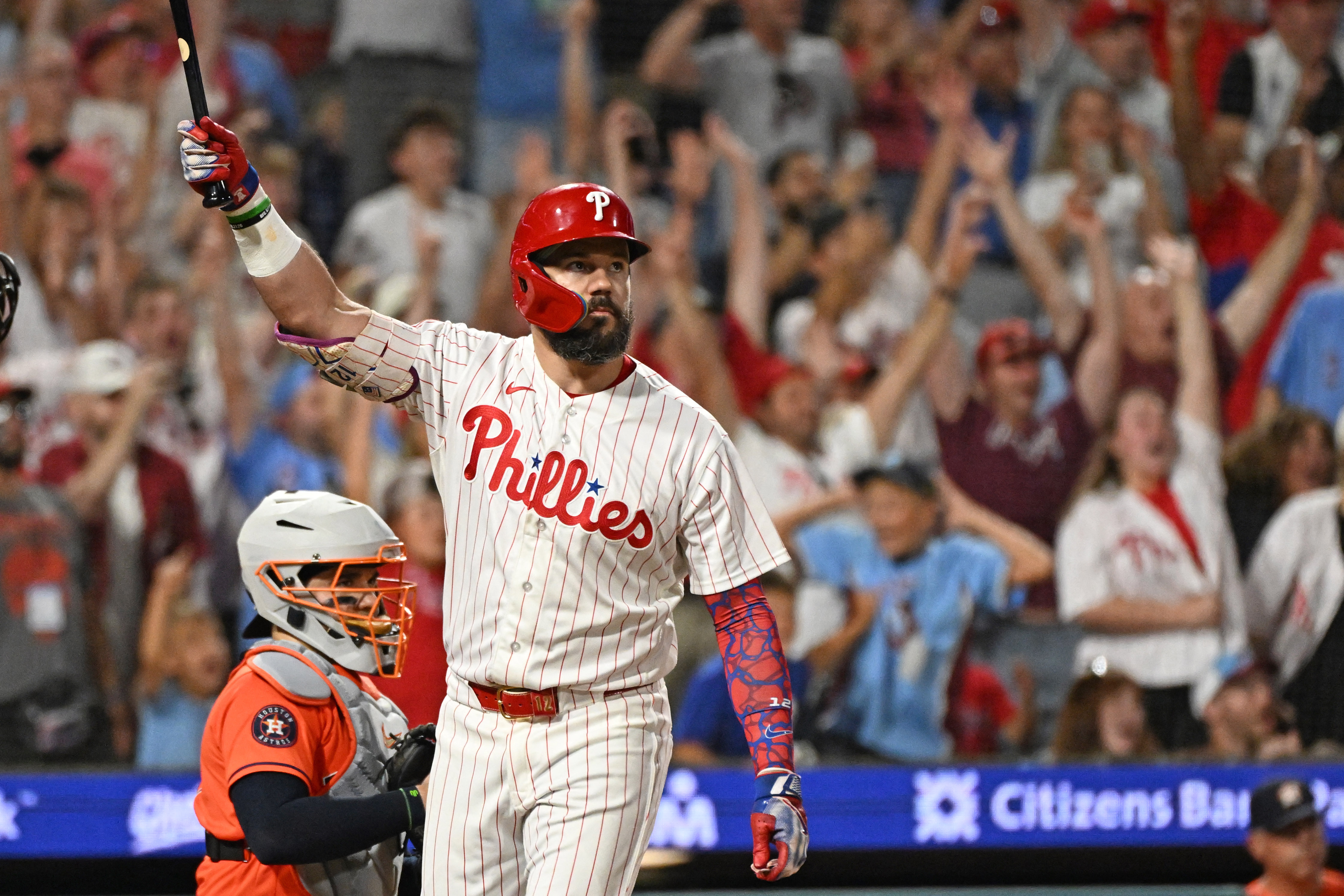Why does Kyle Schwarber bat leadoff? For slammin' moments like this