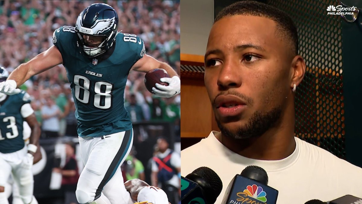 Eagles on Dallas Goedert's big game in Week 1
