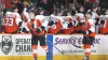 Bump has loud start in push for lineup spot as Flyers win rookie game opener