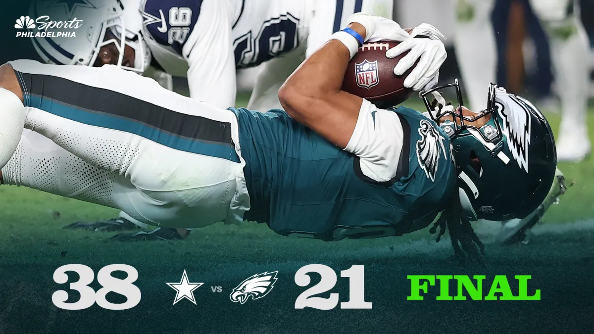 Recap: Eagles fall to 2-5 with lost to division rival