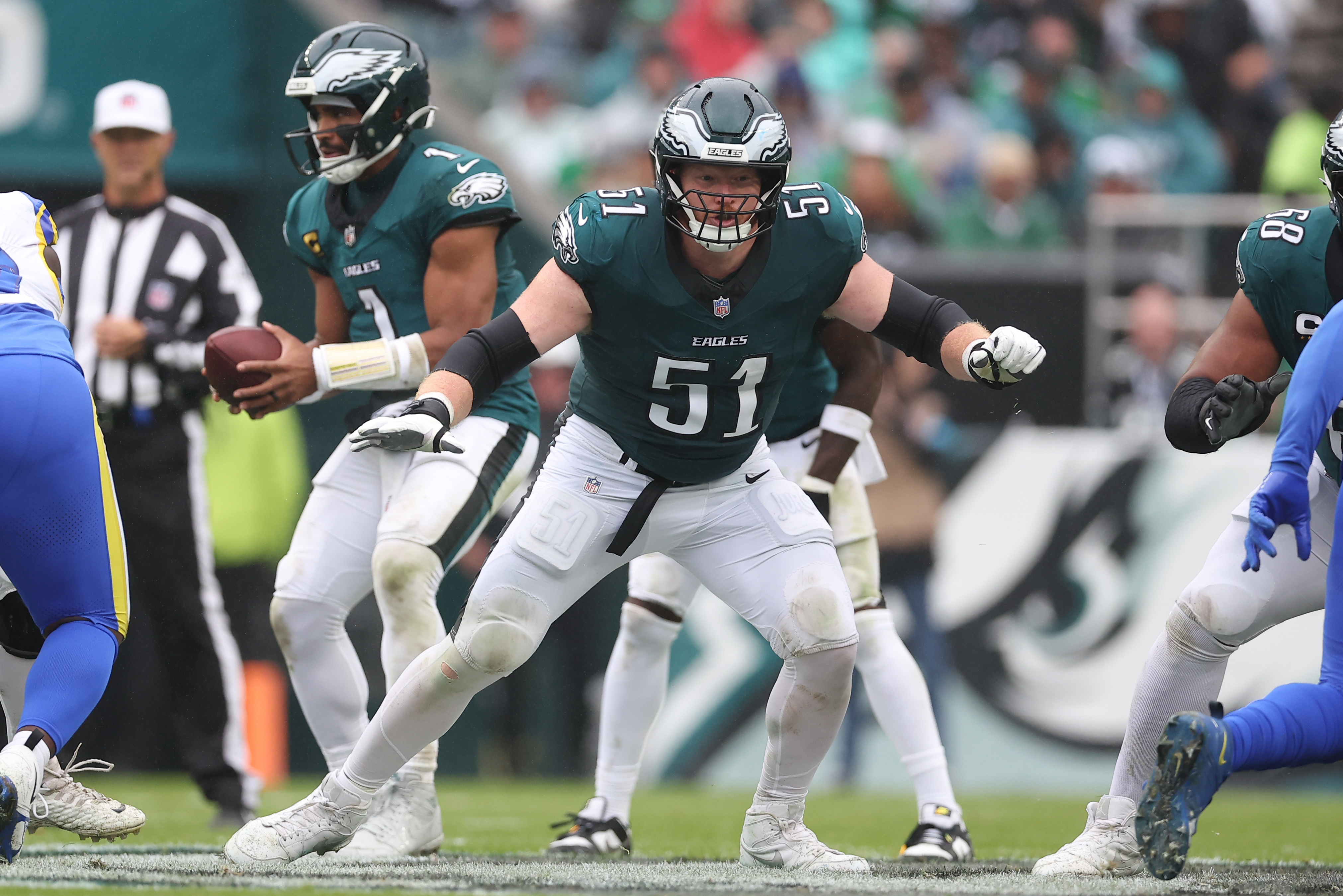 Eagles Trade Pro Bowl Center Cam Jurgens to Ravens for Draft Picks