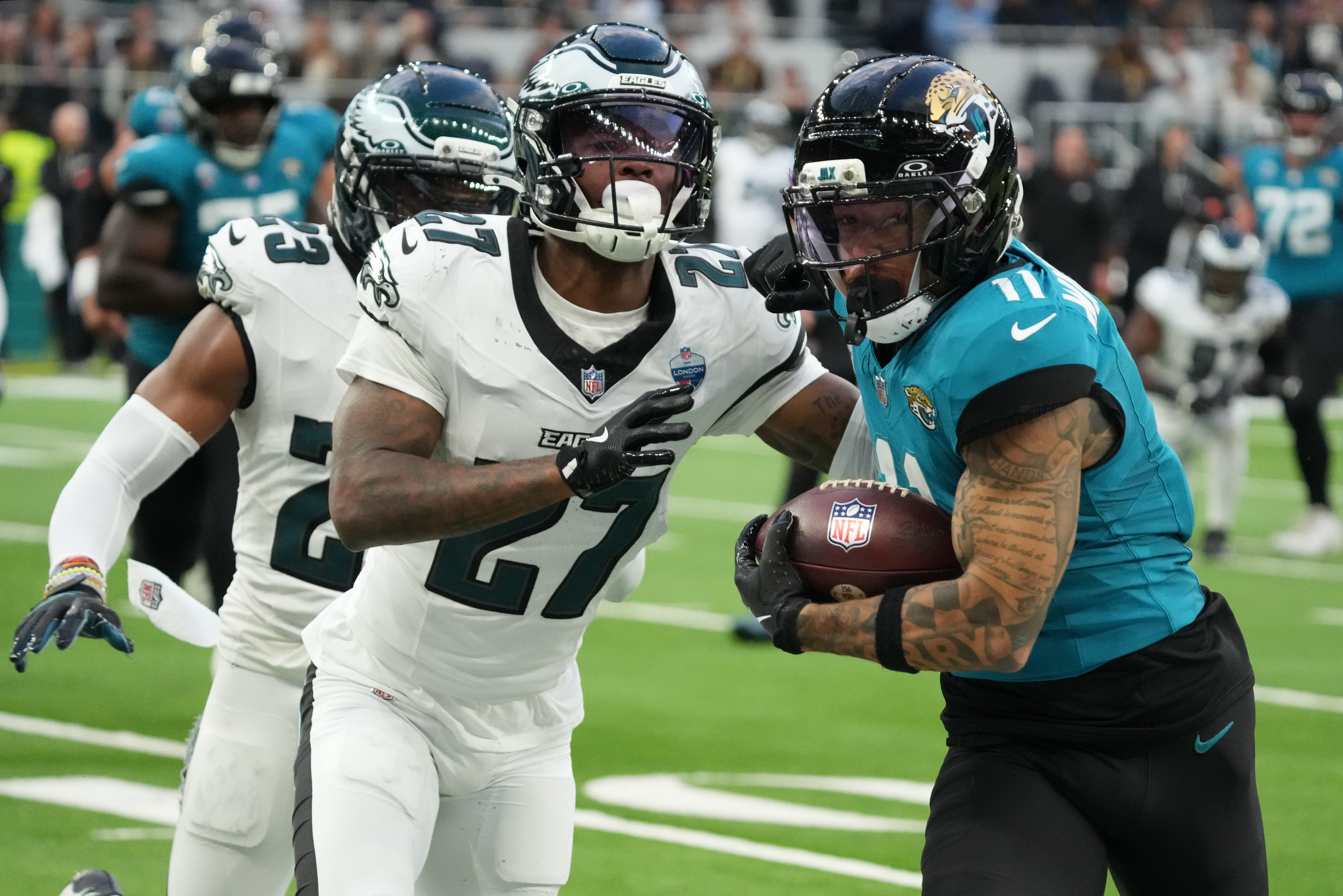 Defense does its best to keep Eagles in game before nightmare end – NBC ...