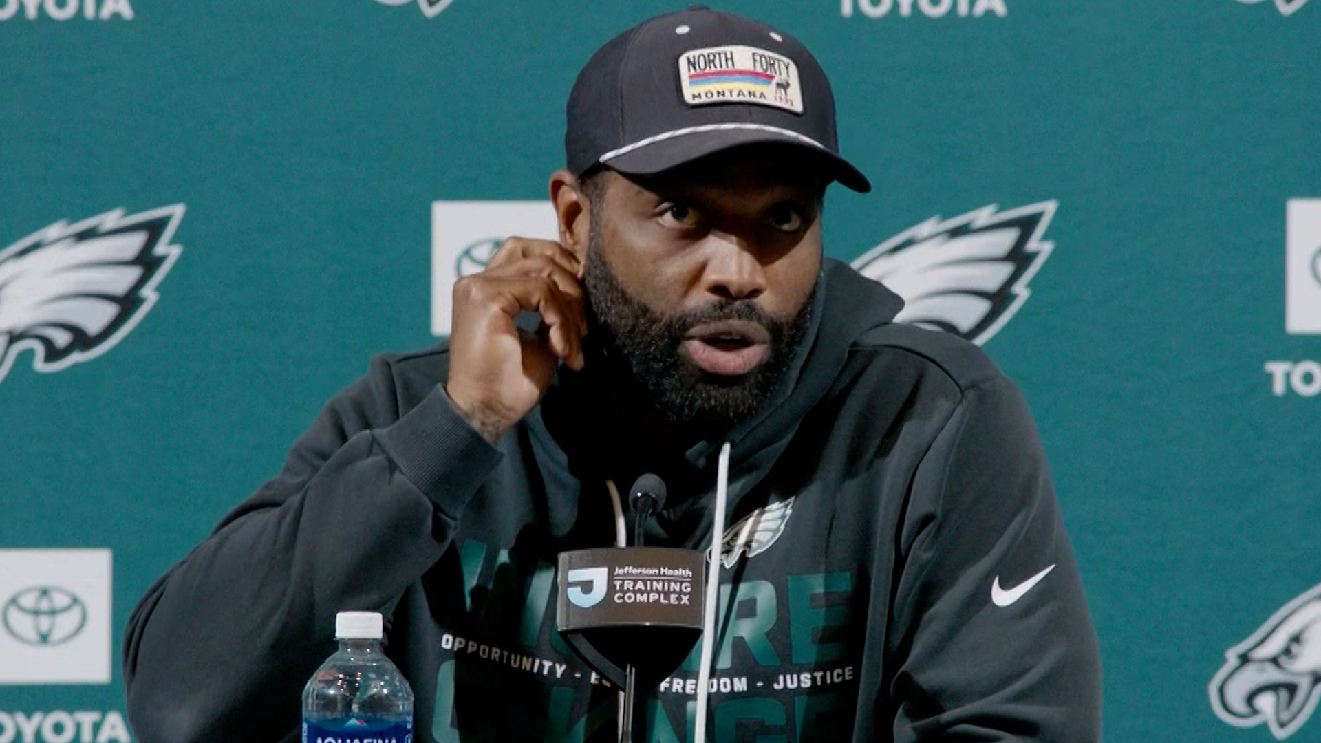 Eagles special teams coach Michael Clay explains Jaguars kick return disaster