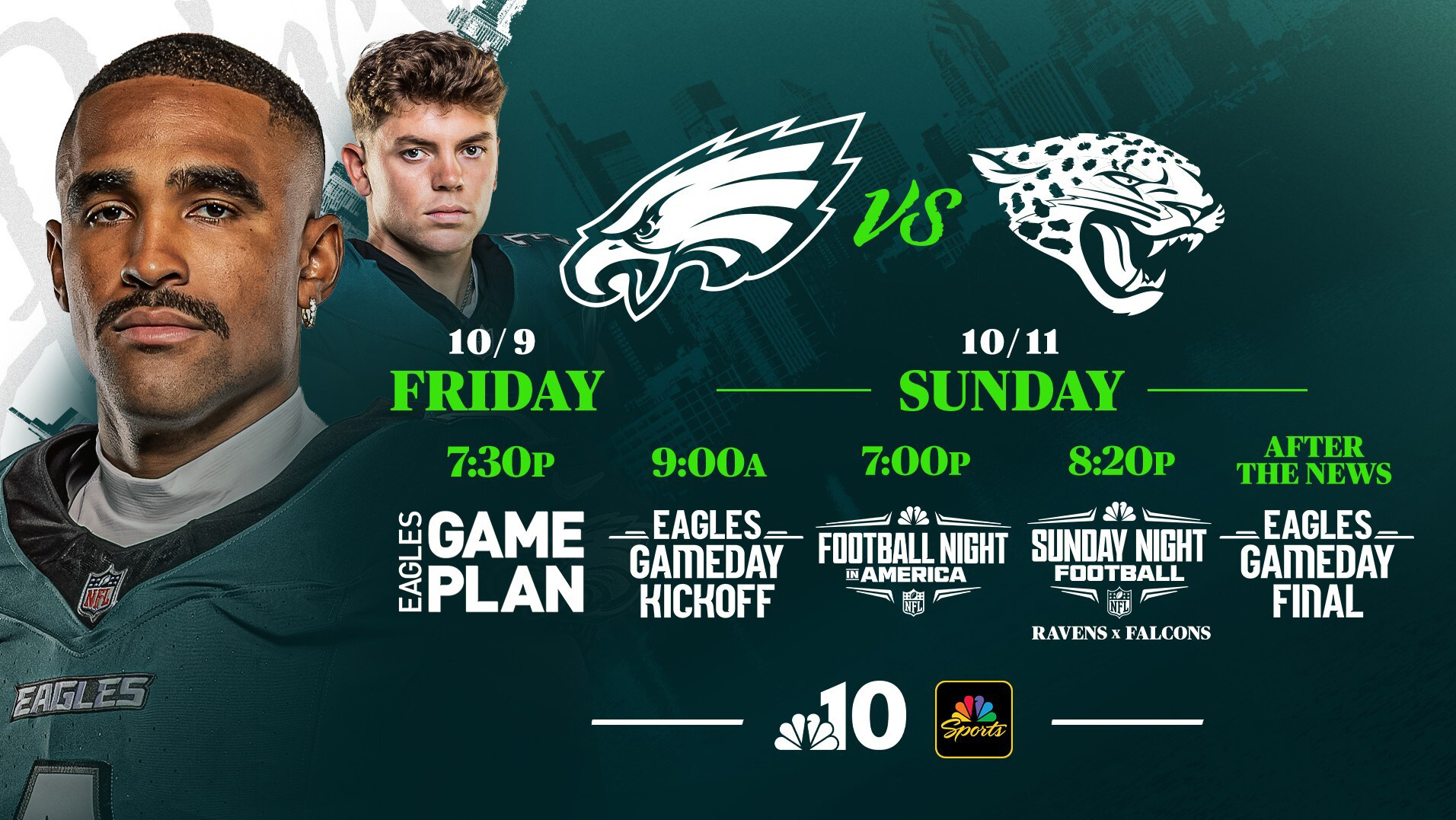 Where to watch Eagles vs. Jaguars NFL Week 5 game: Channel, stream ...