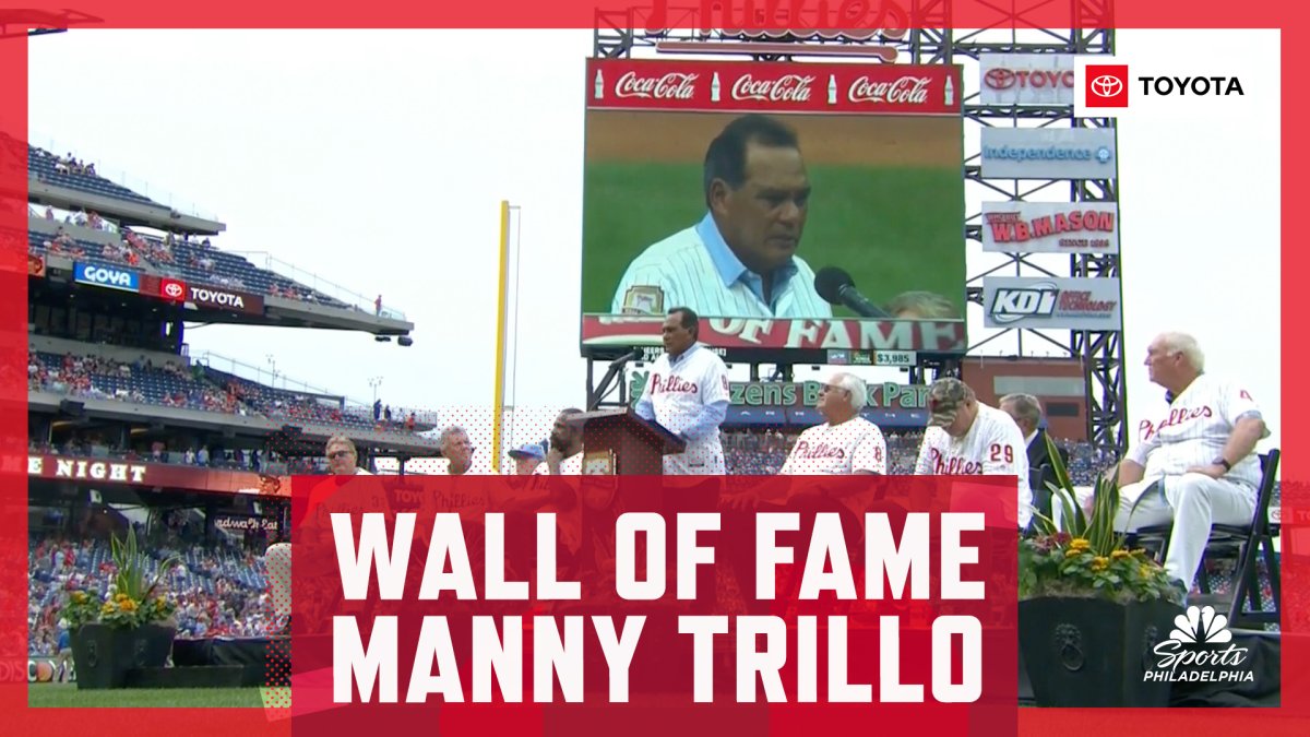 Manny Trillo inducted into Phillies Wall of Fame NBC Sports Philadelphia