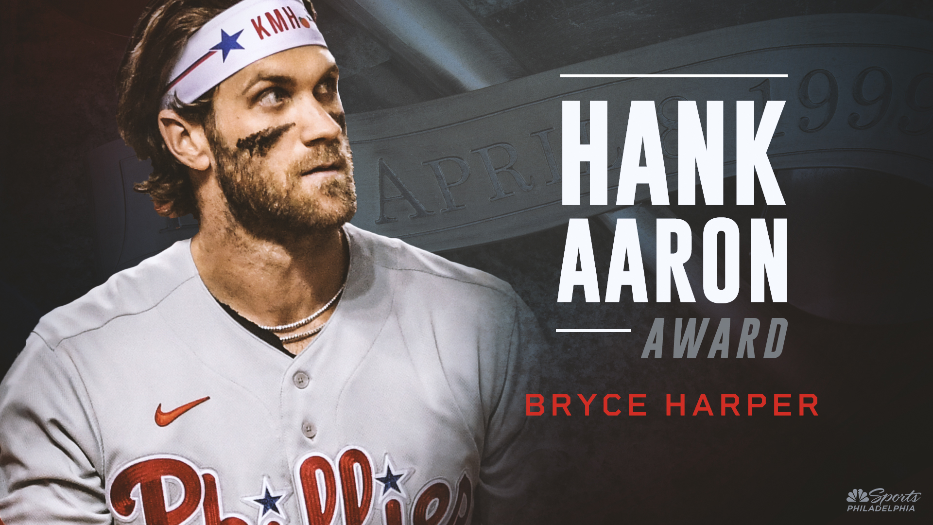Bryce Harper makes history by winning 2021 Hank Aaron award – NBC Sports  Philadelphia