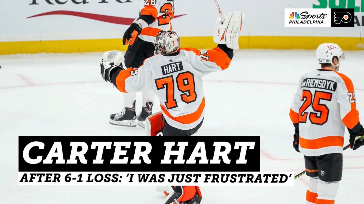 Flyers' Hart apologizes for smashing stick after loss: 'I regret doing  that