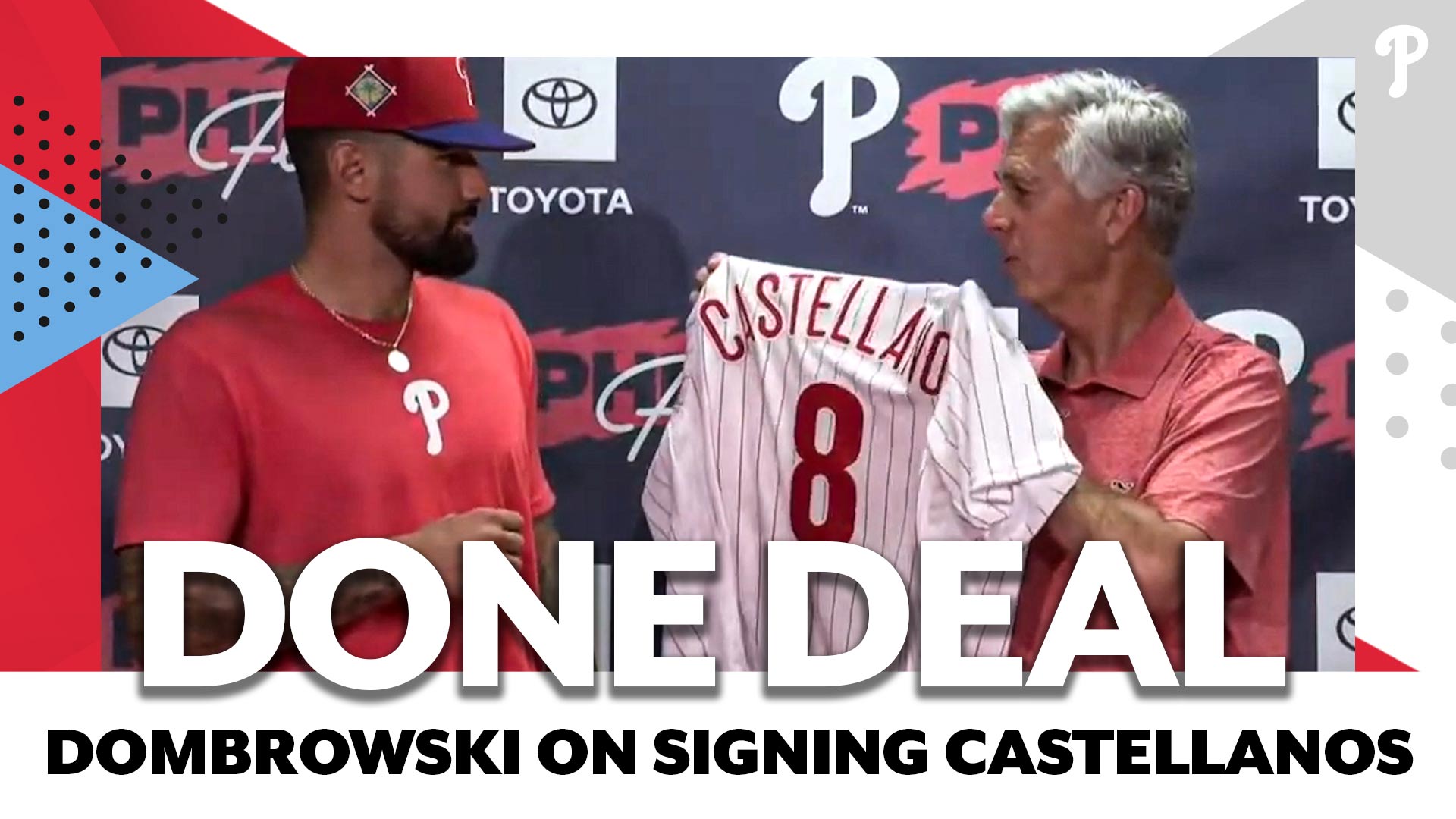 Philadelphia Phillies - The Phillies have signed outfielder Nick Castellanos  to a five-year contract, President of Baseball Operations David Dombrowski  announced today.