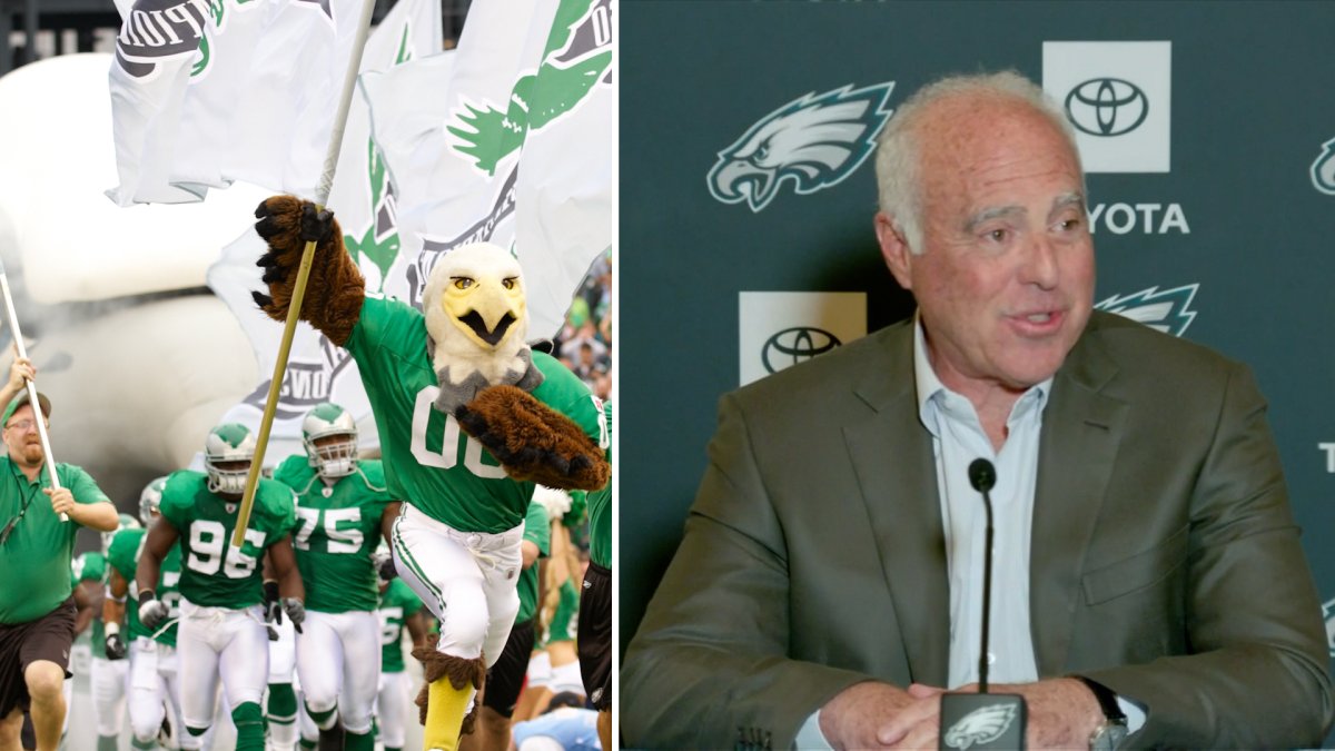 Eagles will wear black helmet in 2022, Kelly Green jerseys in 2023