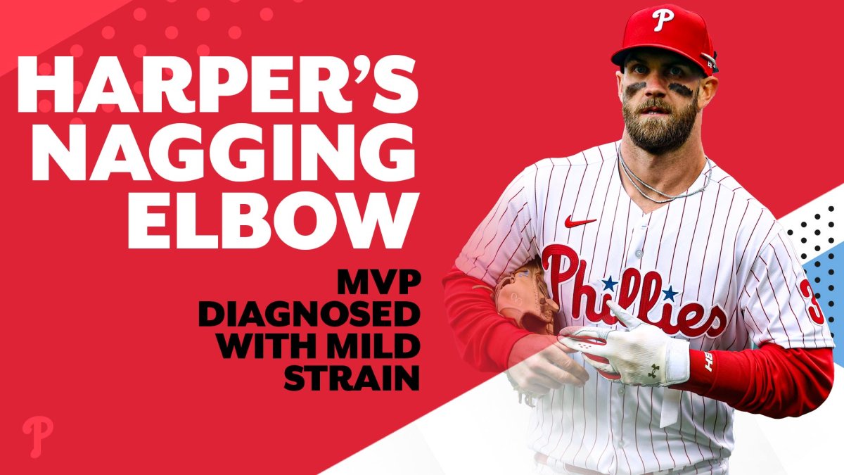 After an MRI, Bryce Harper provides an update on nagging right elbow ...