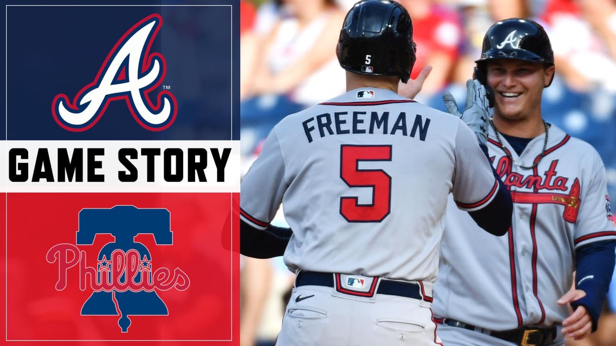 Braves have their own home run derby, blow out Phillies 153 NBC