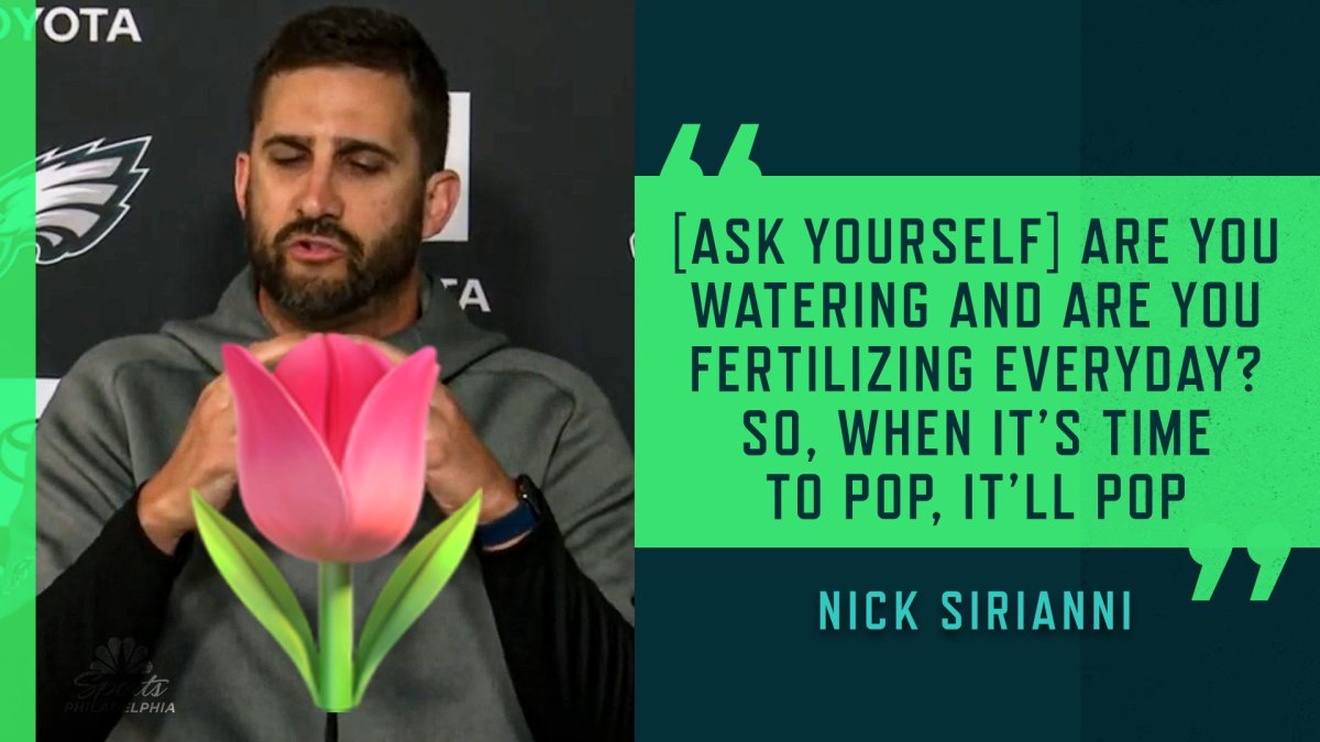Sirianni wants to keep ‘fertilizing' to help Eagles flower