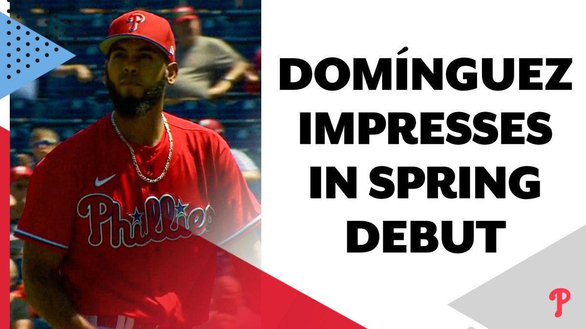 Phillies Seranthony Dominguez after spring debut: 'I'm ready